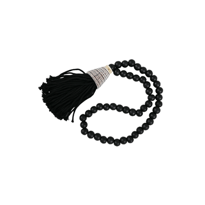 Zoco Home Decor/Accessories Wooden Bead Necklace | Black 58cm
