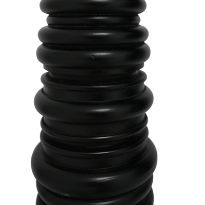 Zoco Home Bougeoir en bois | Noir 20 x 60 cm