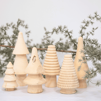 Zoco Home Wooden Christmas Tree Set
