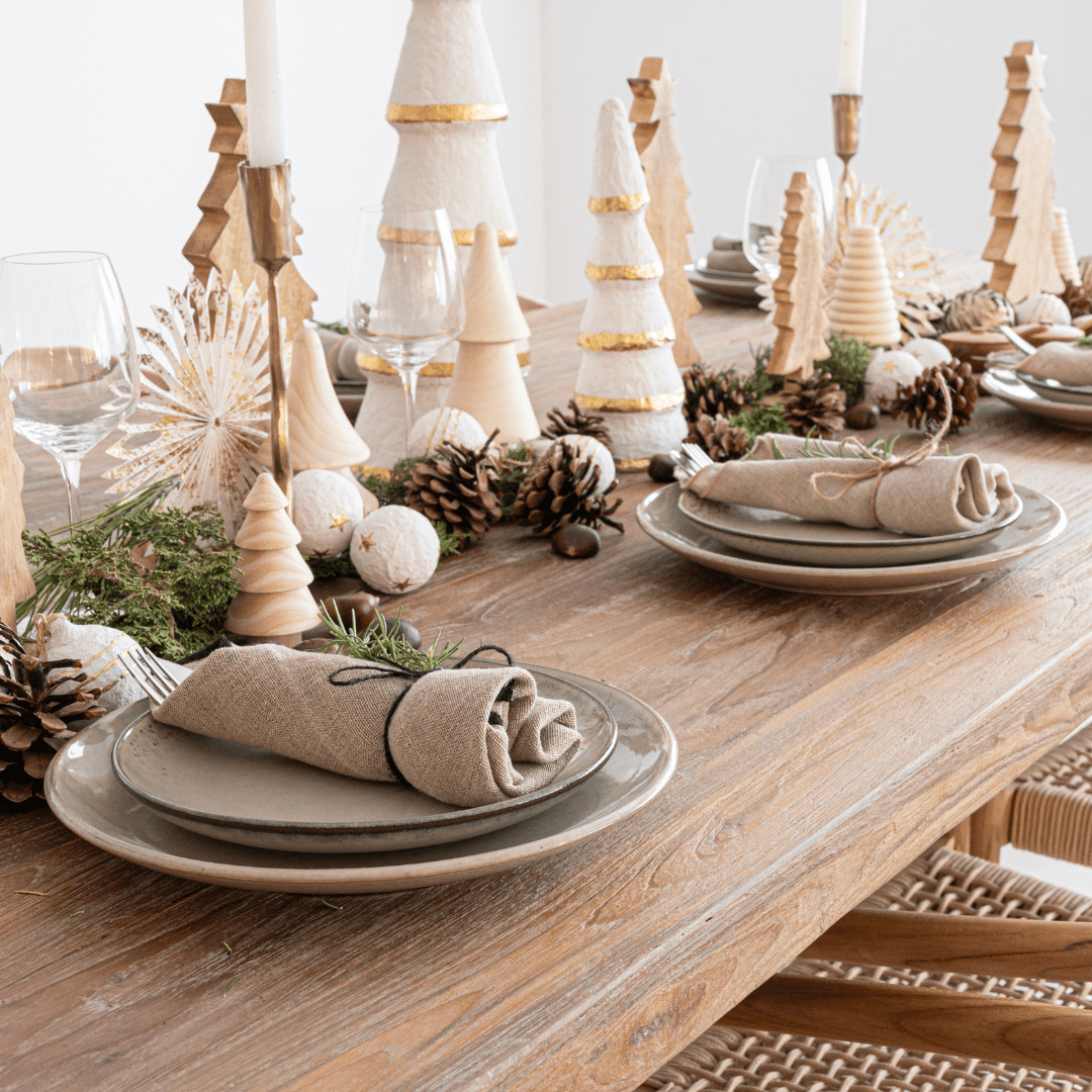 Zoco Home Decor/Christmas Wooden Christmas Tree Set