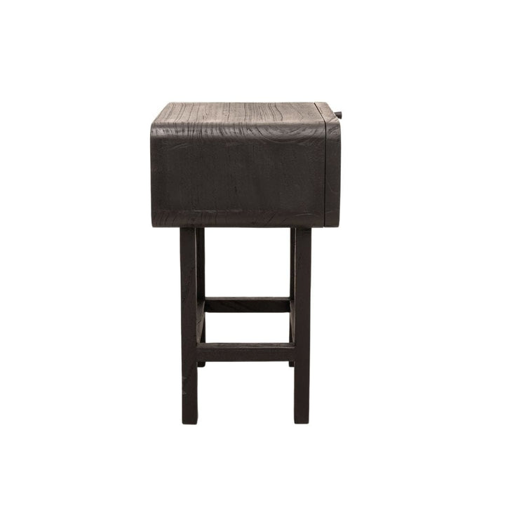 Zoco Home Wooden Side Table | Black 45x37x60cm