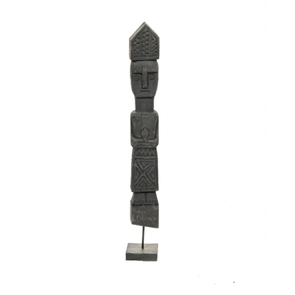 Zoco Home Decor/Accessories Wooden Sumba Statue | Black 40-50 cm