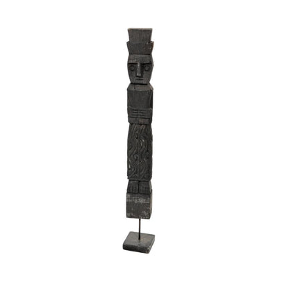 Zoco Home Decor/Accessories Wooden Sumba Statue | Black 40-50 cm