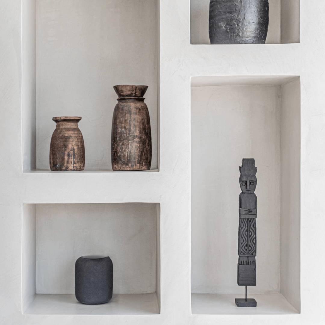 Zoco Home Home accessories Wooden Sumba Statue | Black 40-50cm