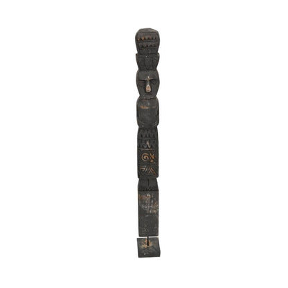 Zoco Home Decor/Accessories Wooden Sumba Statue | Black 51-70 cm