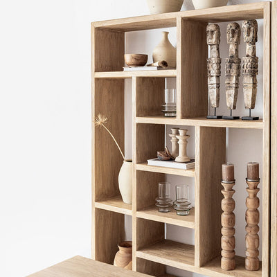 Zoco Home : Estatua de madera de Sumba | Natural, 60 cm