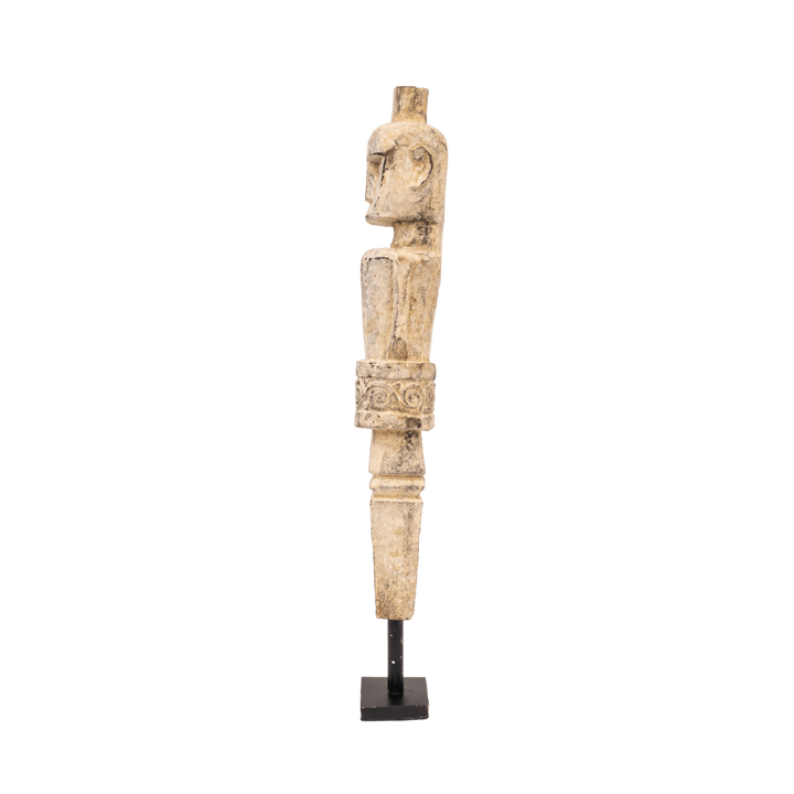 Zoco Home Wooden Sumba Statue | Natural 70cm