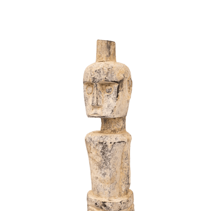 Zoco Home Wooden Sumba Statue | Natural 70cm