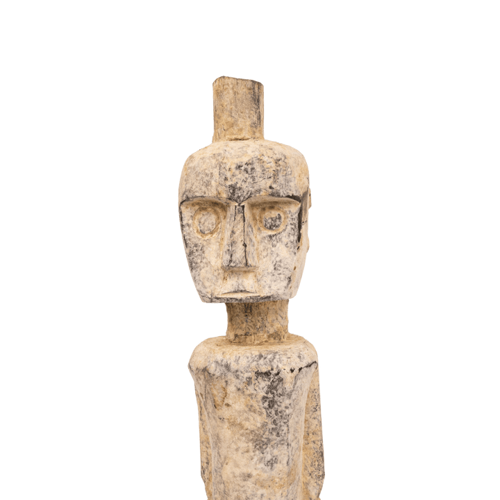 Zoco Home Wooden Sumba Statue | Natural 70cm