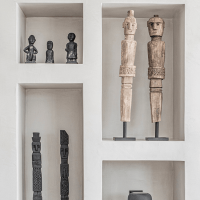 Zoco Home : Estatua de madera de Sumba | Natural, 70 cm