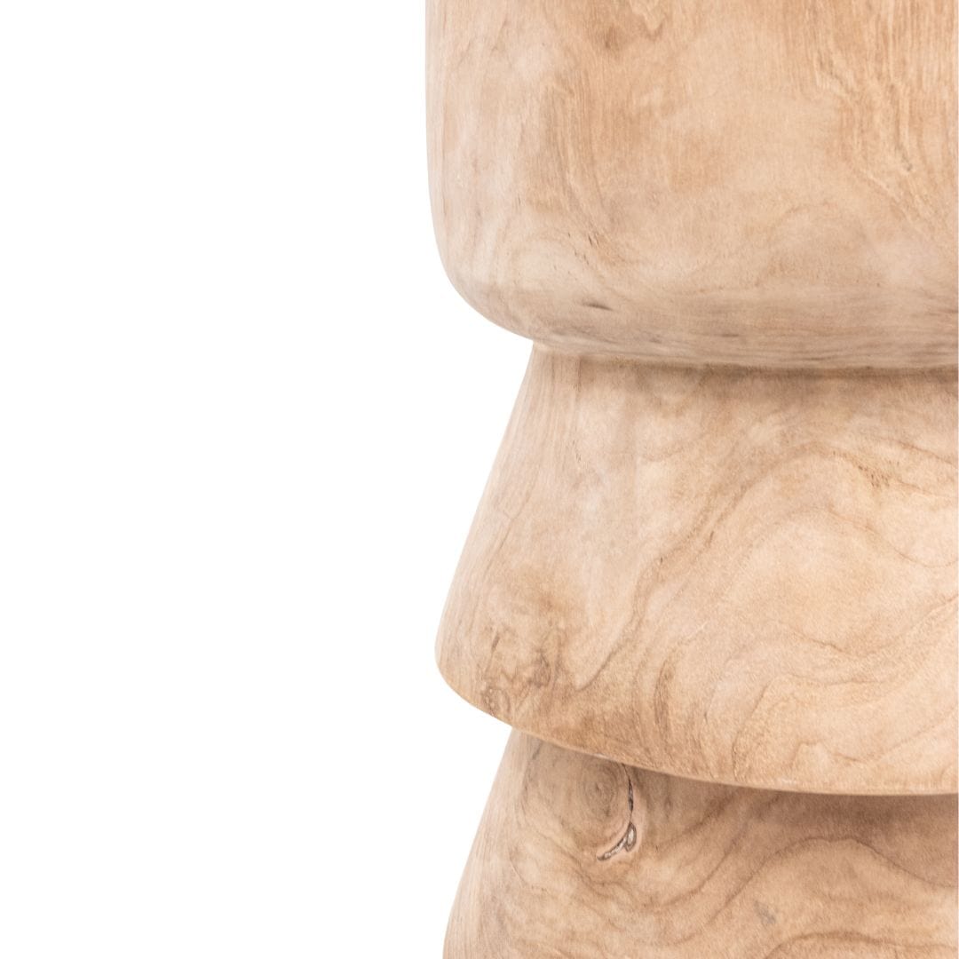 Zoco Home Outdoor/Chair/Stool Zigzag Stool | Natural 35x45cm