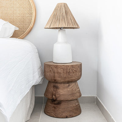 Zoco Home - Tabouret Zigzag | Naturel 35 x 45 cm
