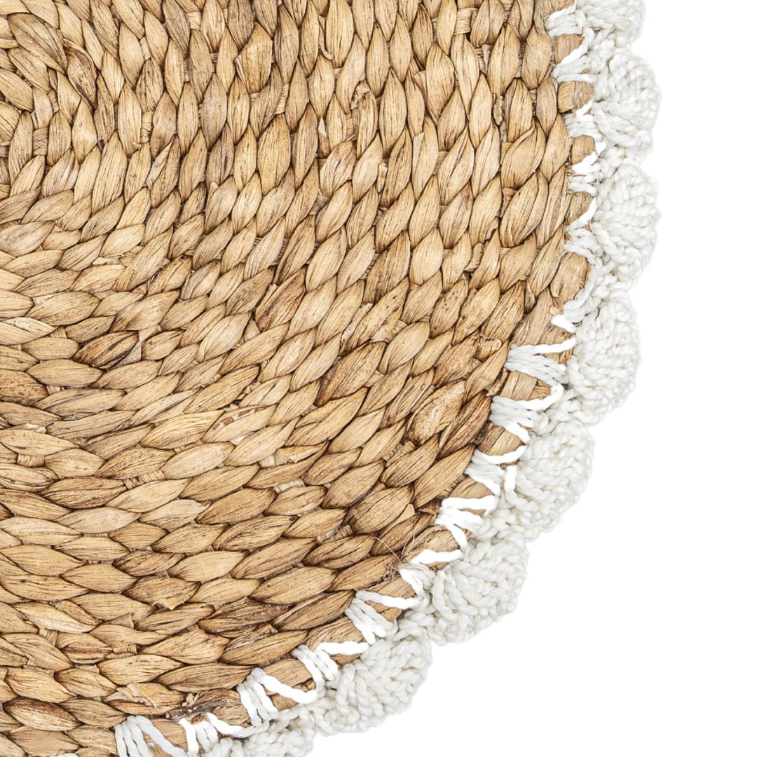 Zoco Home Decor/Kitchen Zyanya Table Mat | Rattan & Crochet