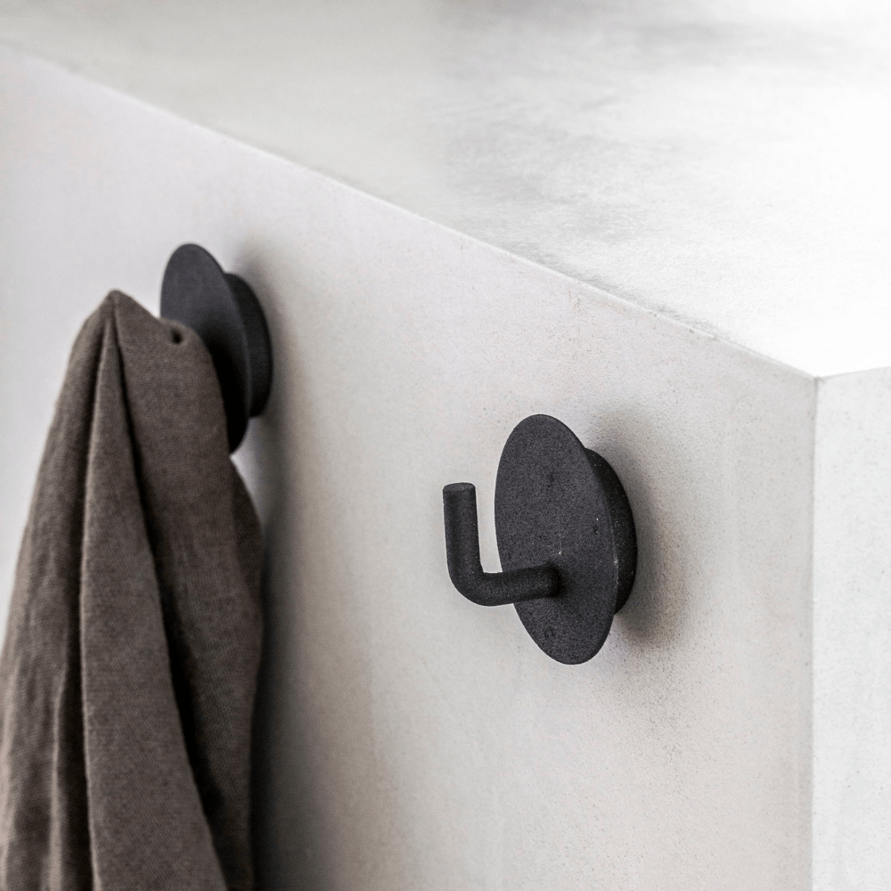 Zoco Home Aluminium Hook | Black 3x4cm