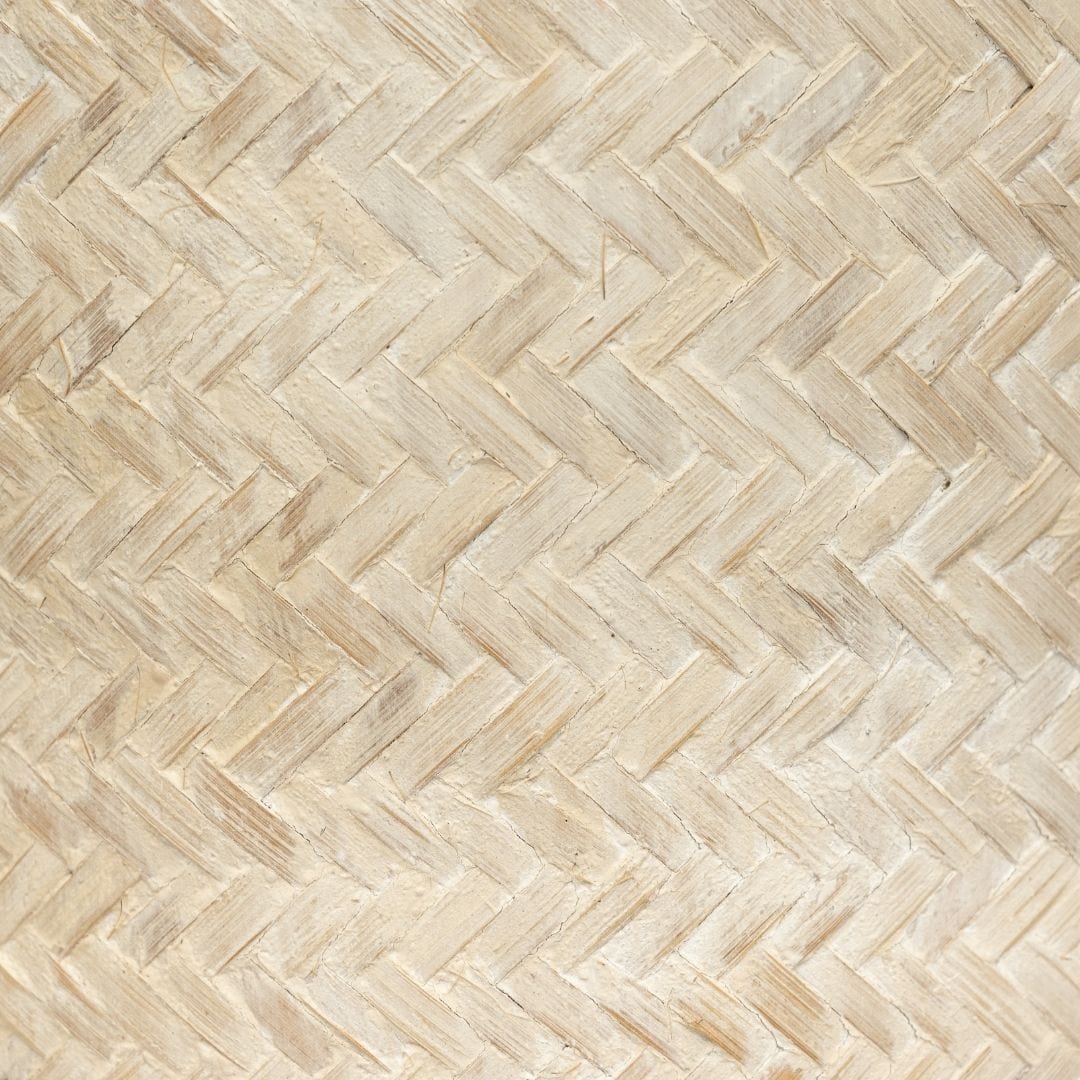 Zoco Home Bamboo Basket | Whitewashed 40x75cm