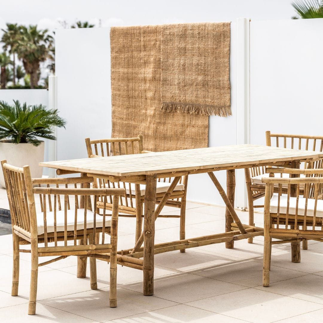Zoco Home Furniture Bamboo Dining Chair | 57x57x82cm