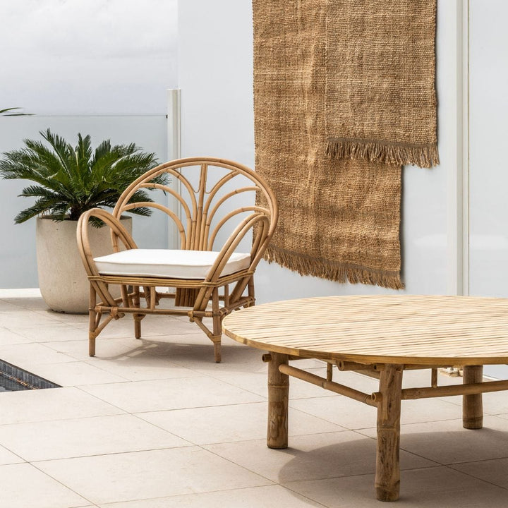 Zoco Home Furniture Bamboo Lounge Table | 140x45cm