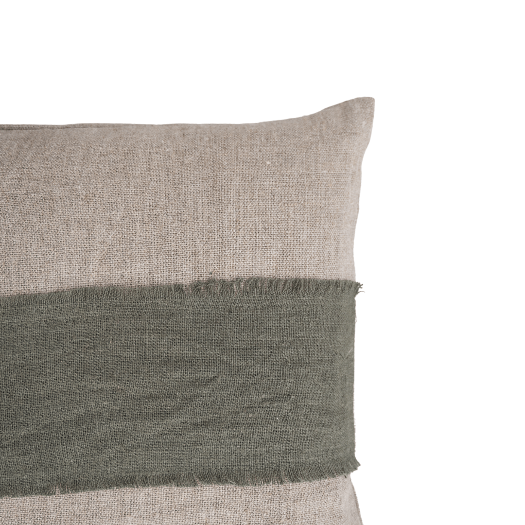Zoco Home Bodrum Linen Cushion Cover | Kaki 40x60 cm