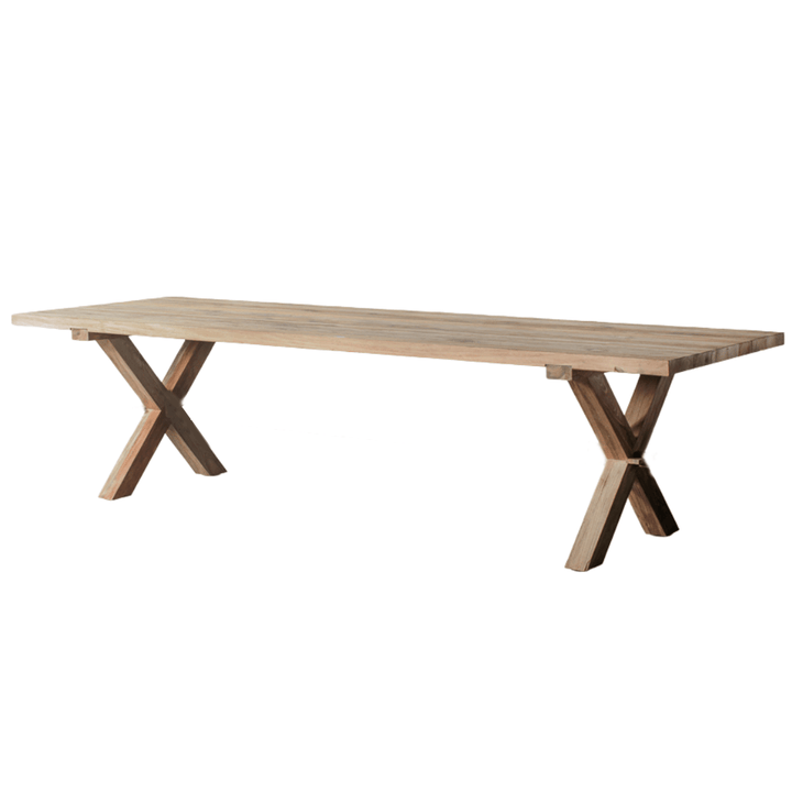 Zoco Home Dining Table Borneo Outdoor Table | Natural Legs