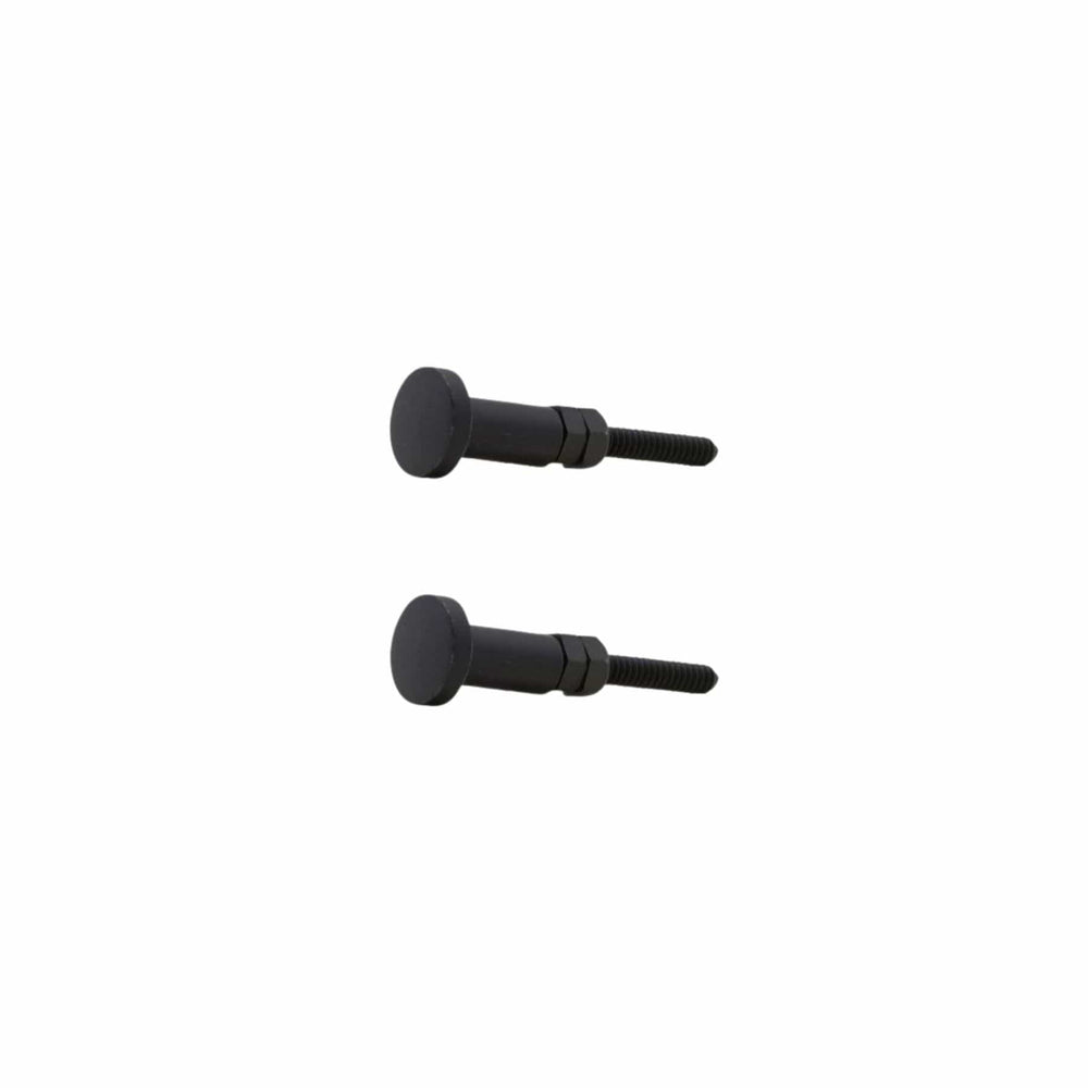 Zoco Home Kitchenware Brass Knob | Set of 2 | Black 4.5x1.5cm