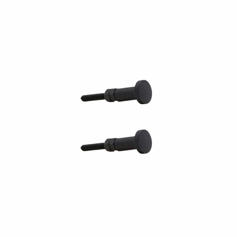 Zoco Home Kitchenware Brass Knob | Set of 2 | Black 4.5x1.5cm