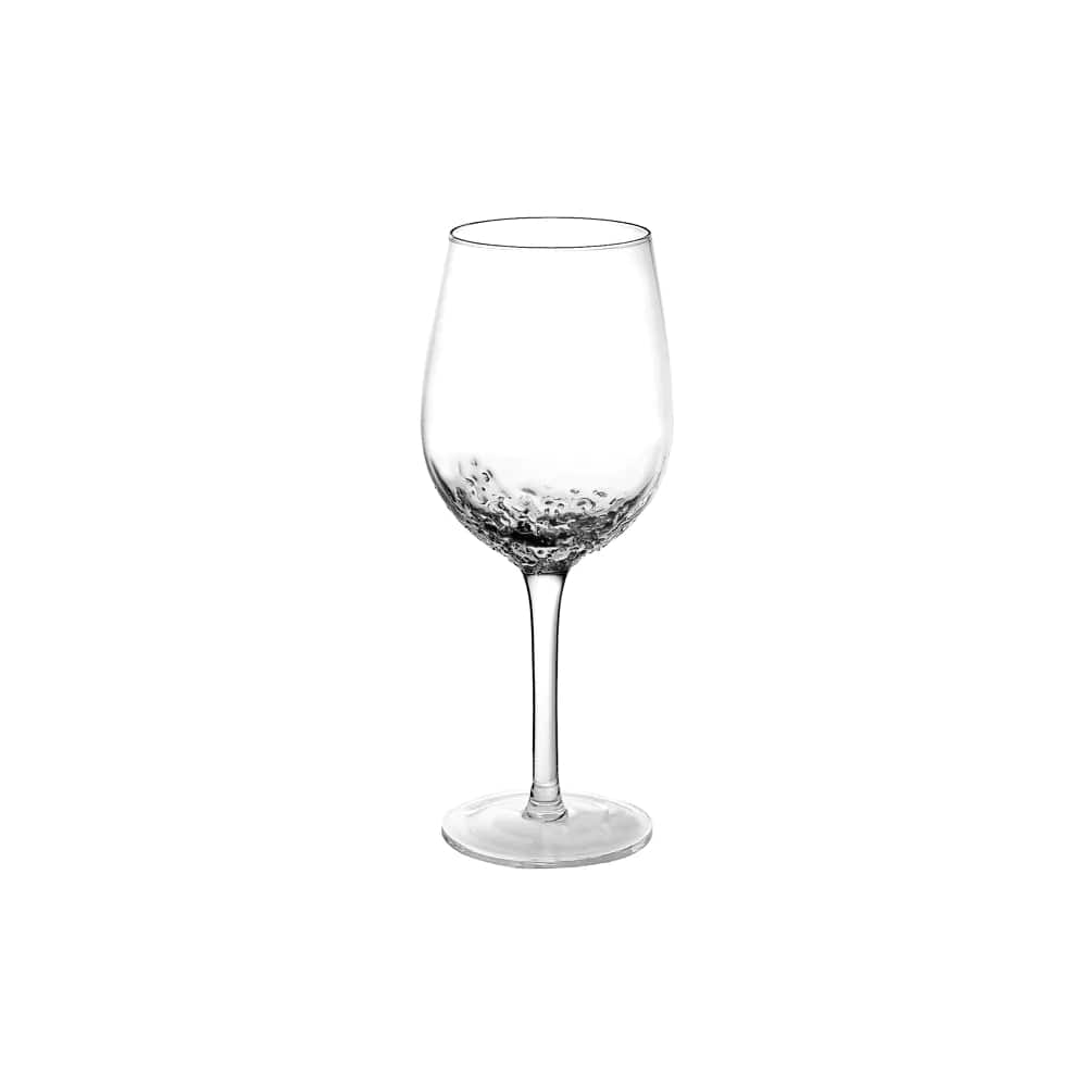 Zoco Home Bubble Wine Glass | Clear/Grey 21x8.5cm