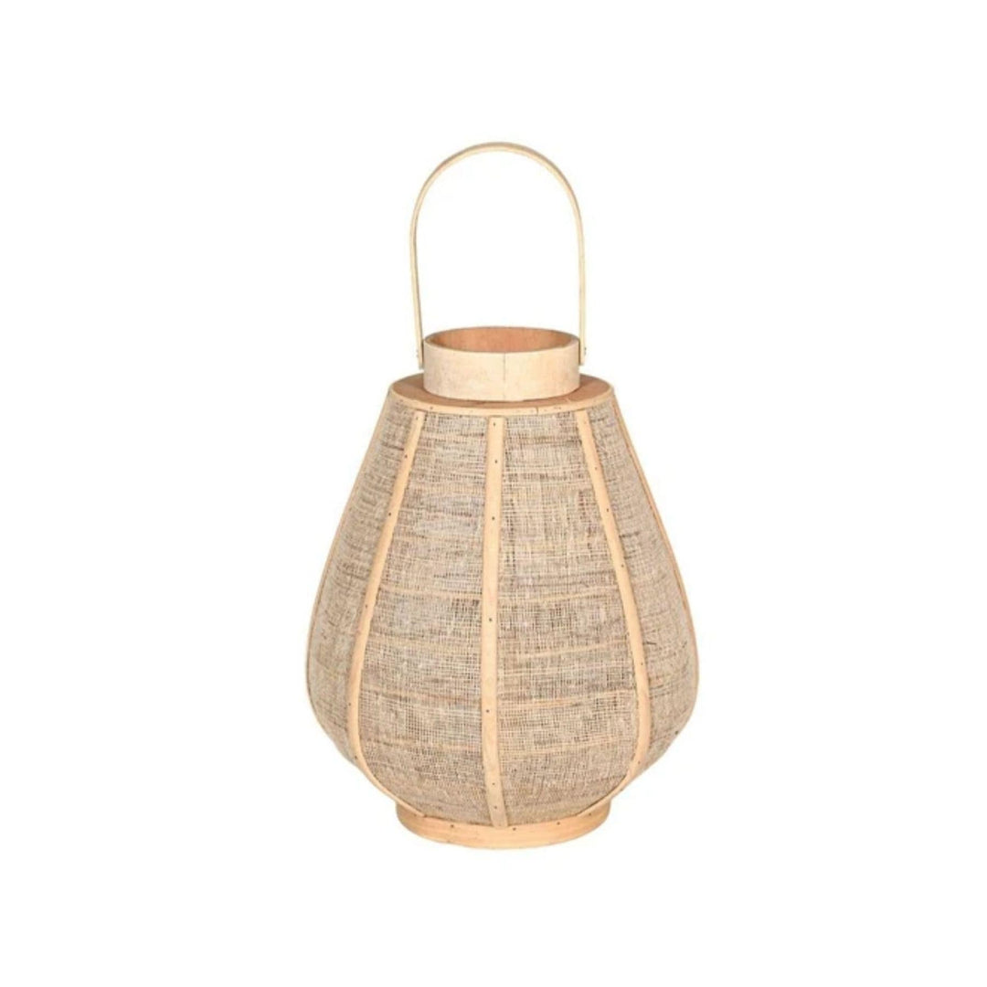 Zoco Home Lighting Burlap Lantern | Conical | 50cm