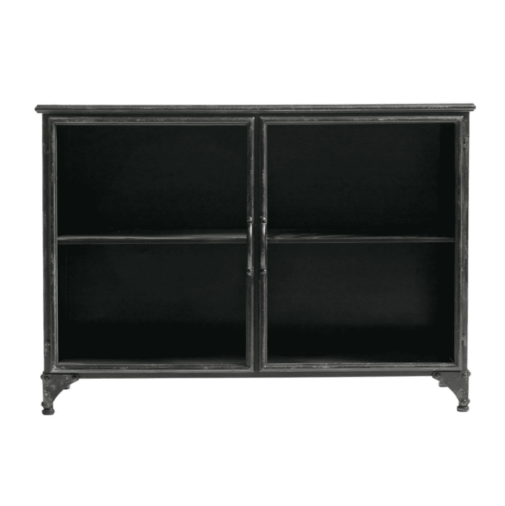 Iron Cabinet | Black 104x35x74cm