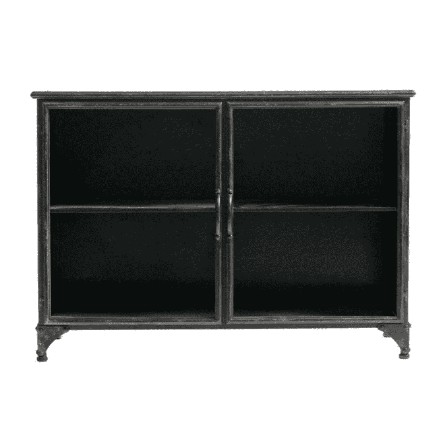 Iron Cabinet | Black 104x35x74cm