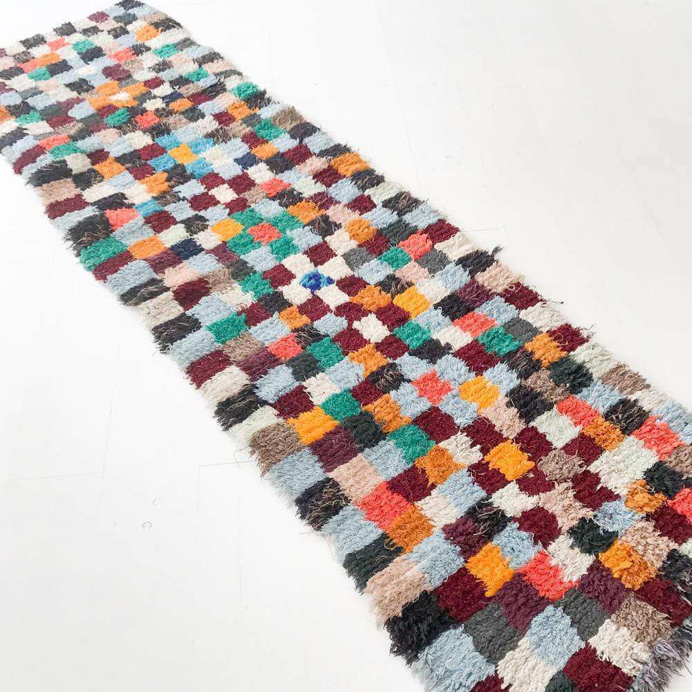 Boucherouite Rug | 260x72cm - Zoco Home 