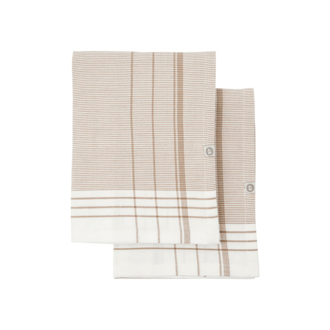 Zoco Home Chef Kitchen Towel | Set of 2 | Brown 75x55cm