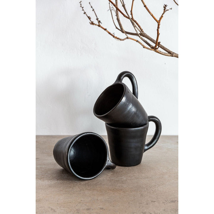 Zoco Home Clay Mug | Black 10x5x14cm