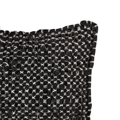 Zoco Home Cotton Cushion Cover Fancy | Black 50x50cm