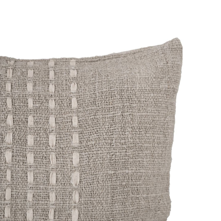 Zoco Home Cotton Cushion Cover Stitch Panel | Natural 50x50cm