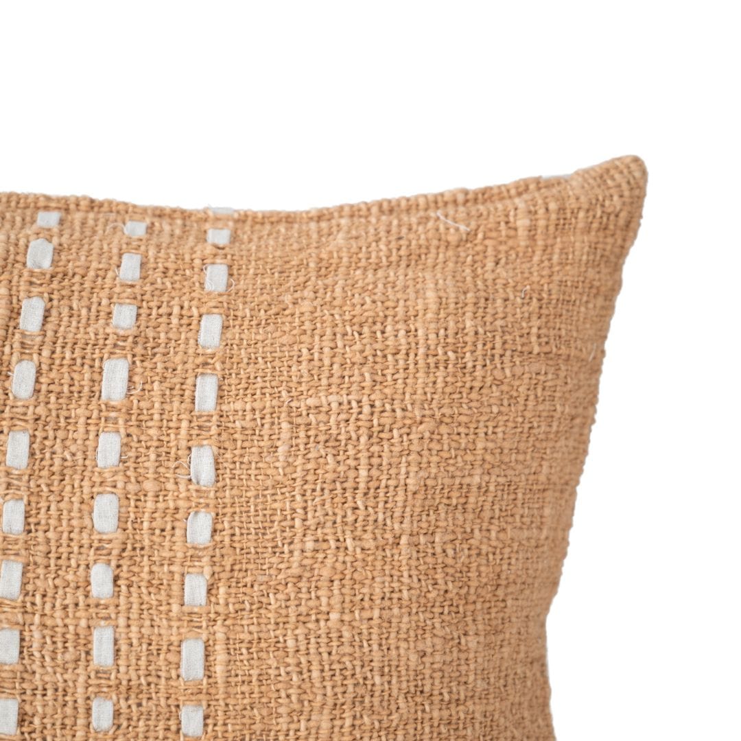 Zoco Home Cotton Cushion Cover Stitch Panel | Oatmeal 50x50cm