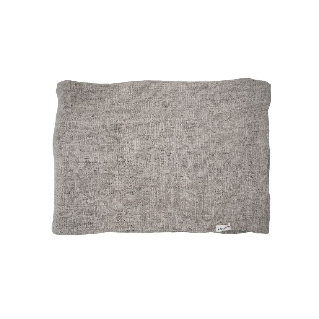 Zoco Home Cotton Hand Woven Bed Cover  | Natural 270x270cm