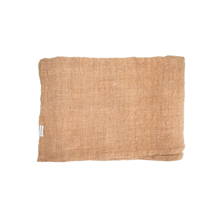 Zoco Home Cotton Hand Woven Bed Cover  | Oatmeal 270x270cm