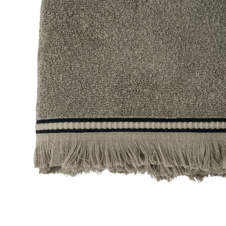 Zoco Home Textile Cotton Linen Towel | Kaki 90x140cm
