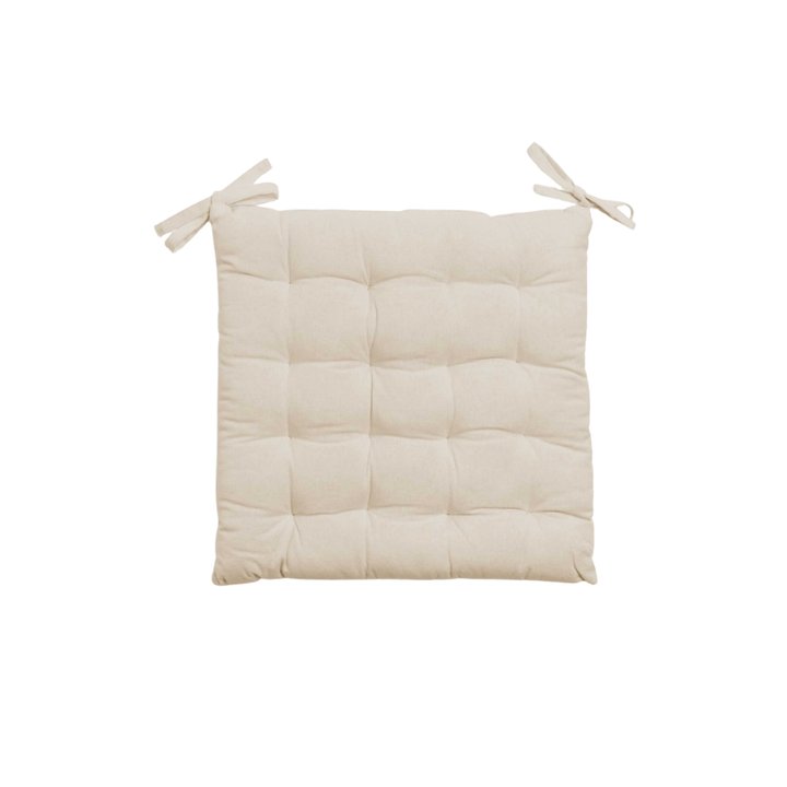 Zoco Home Cotton Seat Cushion | Sand 40x40x4cm