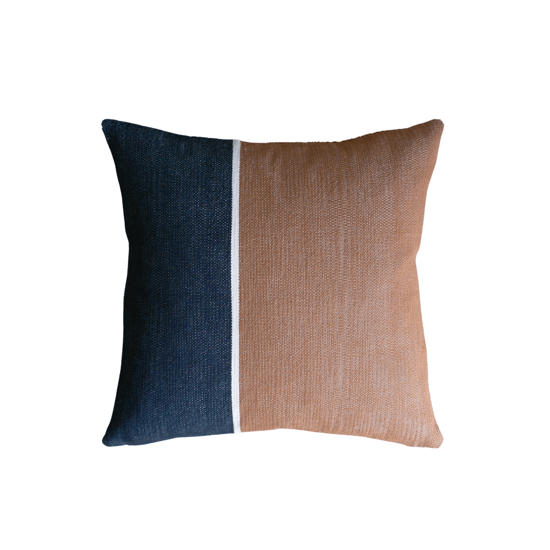Zoco Home Cotton Viscose Cushion Cover | Brown/Black | 50x50cm