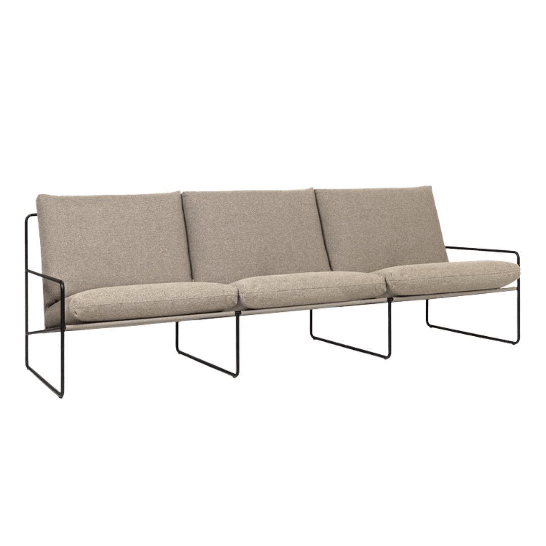 Zoco Home Desert 3-seater Sofa | Sand 233x85x78h