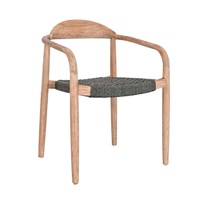 Zoco Home Eucalyptus Outdoor Chair | Grey 57x52x76cm