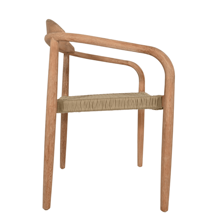 Zoco Home Outdoor Eucalyptus Outdoor Chair | Sand 57x52x76cm