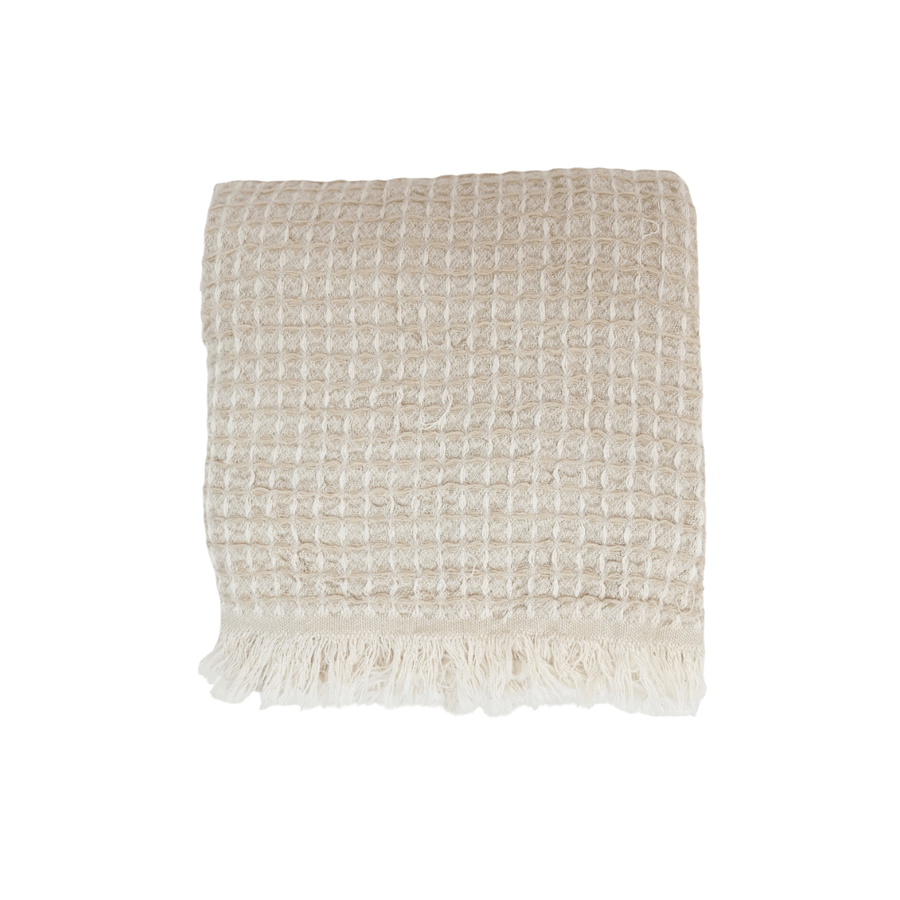 Zoco Home Fouta Waffle | Sand 95x180cm