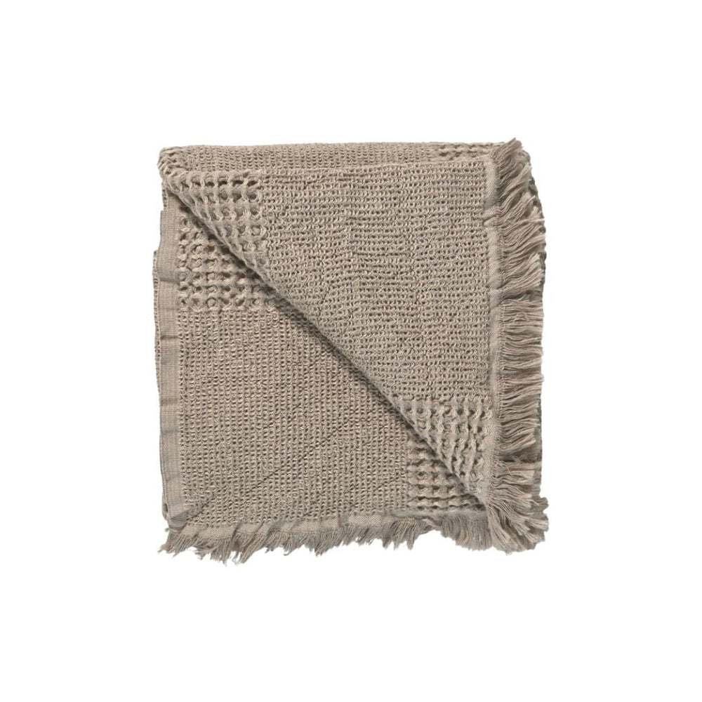 Zoco Home Fouta Waffle Throw | Beige 125x185cm