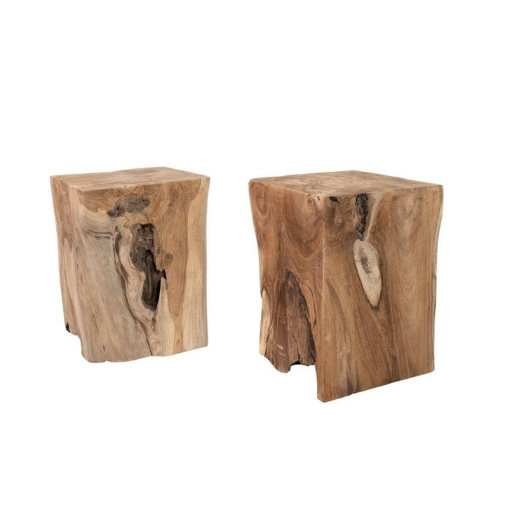 Zoco Home Furniture Square Root Stool | 30x37cm