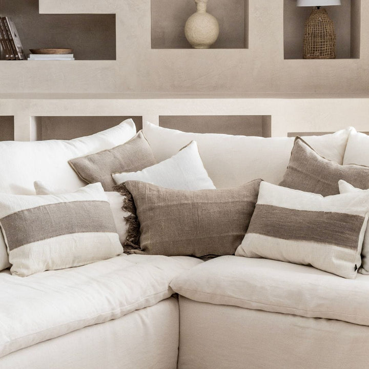 Zoco Home Goa Linen Cushion Cover | Linen Sand 40x60 cm