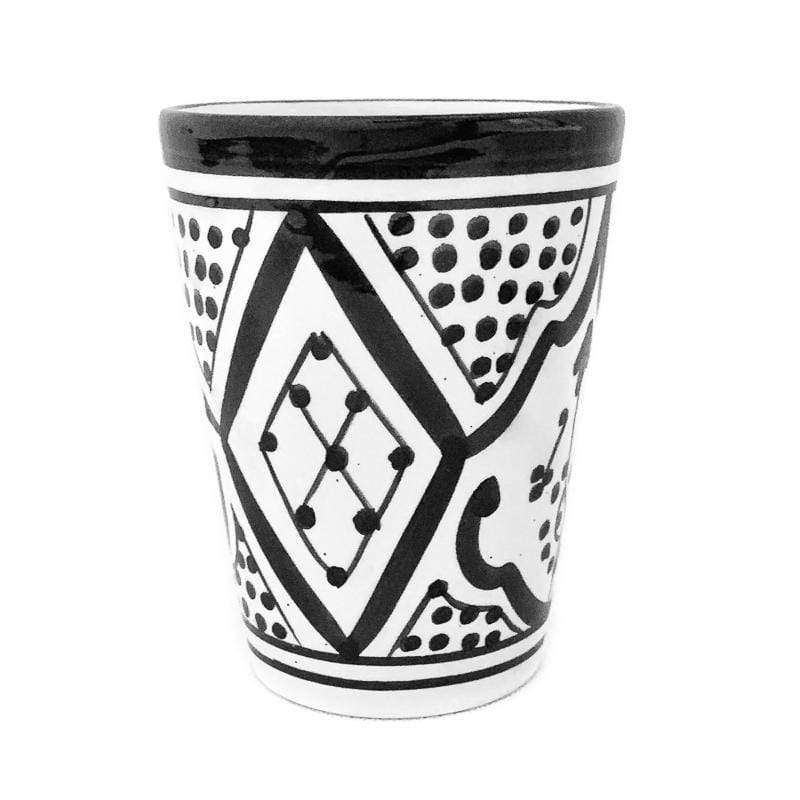 Zoco Home Kitchenware Hand Made Ceramic Mug | B&W
