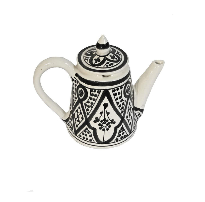 Ceramic Coffee Pot | Black & White