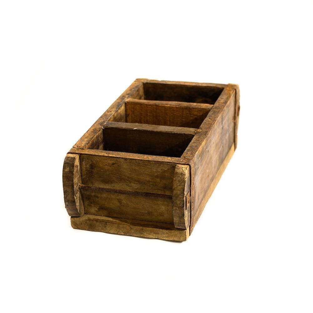 Wooden Vintage Storage Box | Triple - Zoco Home 